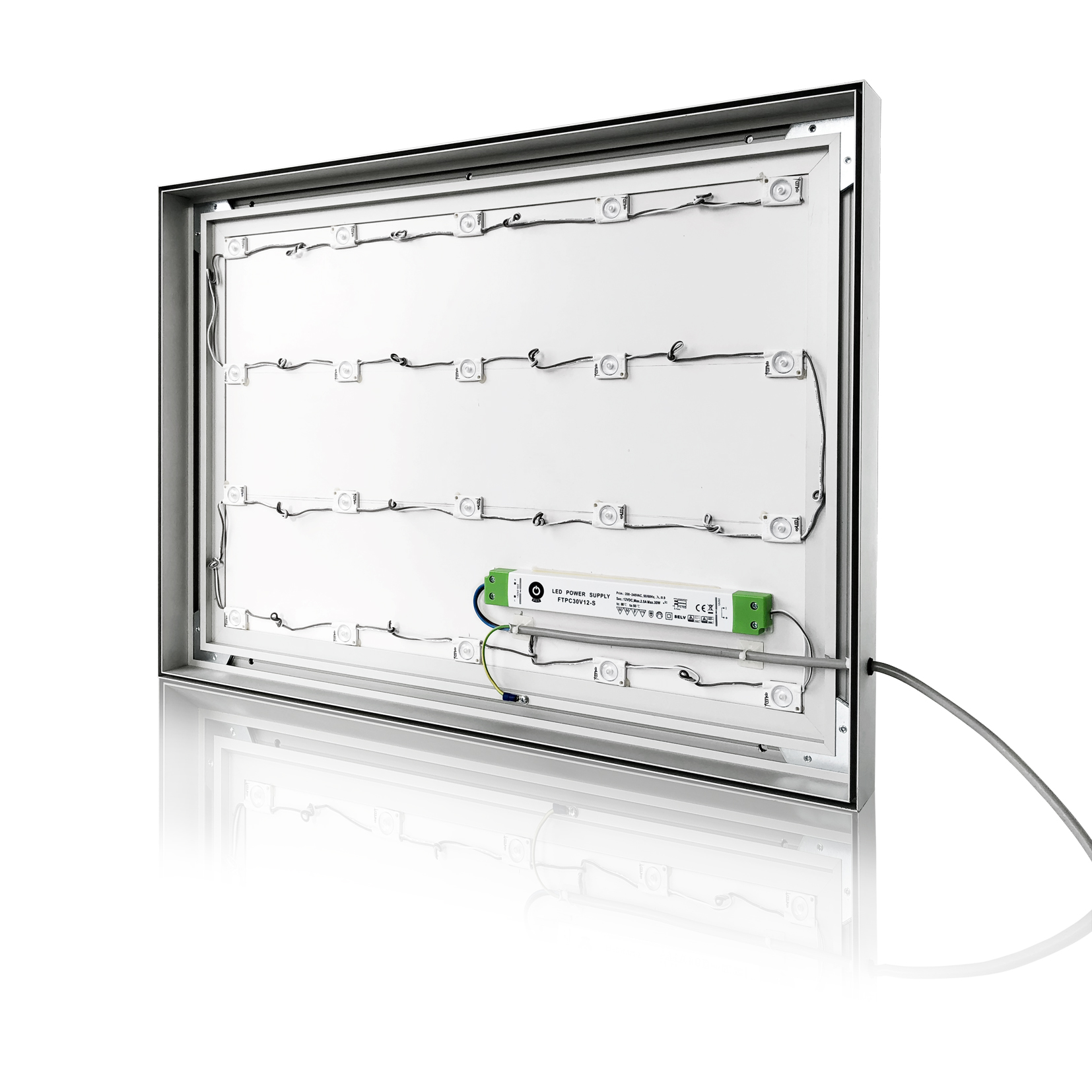 Textile Frame – podświetlenie tylne (moduły LED z tyłu ramy)